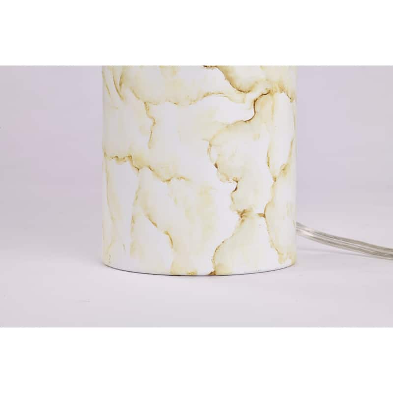 Tambae Glass Marble Finish Table Lamp