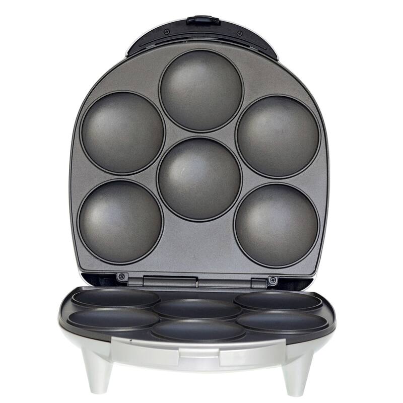 6 Piece Non-Stick Arepa Maker - Silver