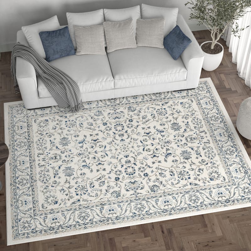 Carrington Traditional Border Indoor Area Rug