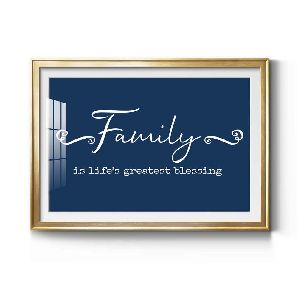 Family Greatest Blessing Premium Framed Print - Ready to Hang