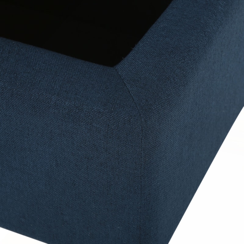Storage Ottoman with Dense Foam Padding and Ample Space for Modern Living and Multi-Functional Use