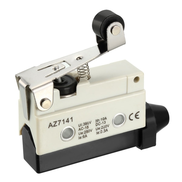 Shop AZ7141 SPDT 1NO+1NC Panel Mount Roller Plunger Type Micro Limit Switch Overstock 26632923