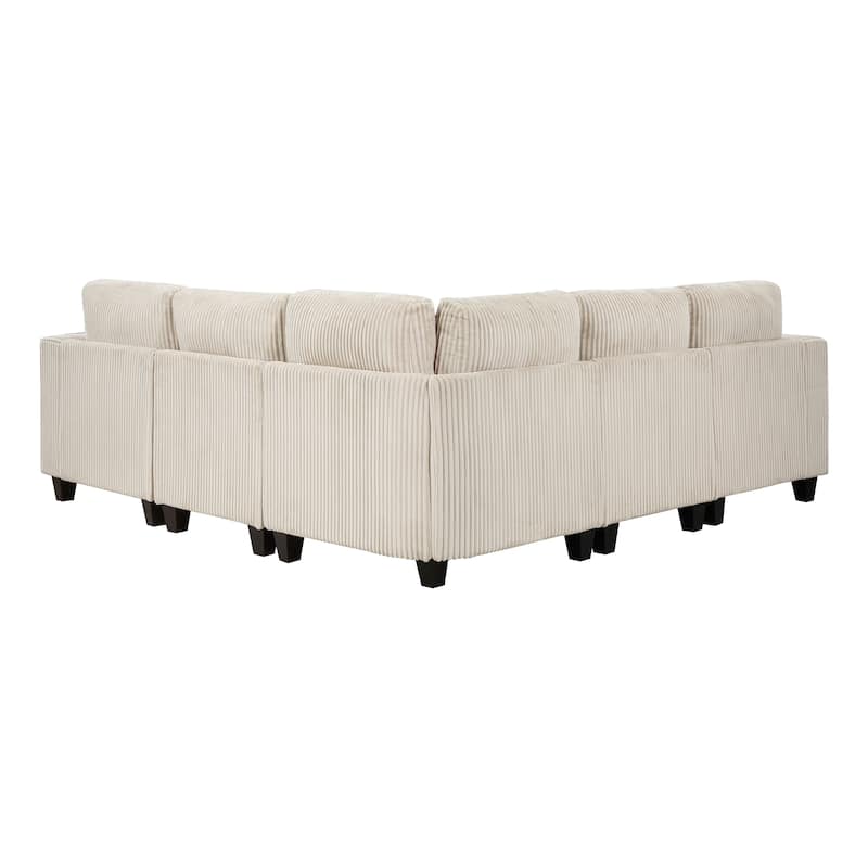 Kenlis 5-Piece Modular Sectional Sofa with Storage