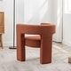 preview thumbnail 33 of 74, 28" Wide Boucle Upholstered Square Armchair