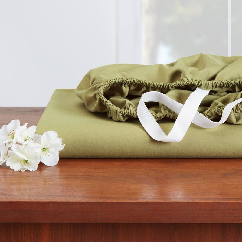 Empyrean Bedding Ultra Soft Microfiber 3 Piece Bed Sheet Set - Extra Deep Pocket Fitted Sheet with 2 Pillowcases