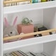 preview thumbnail 16 of 14, Kids Bookshelf, 3-Tier Bookcase, Book Organizer, toy Storage Cabinet Organizer, White