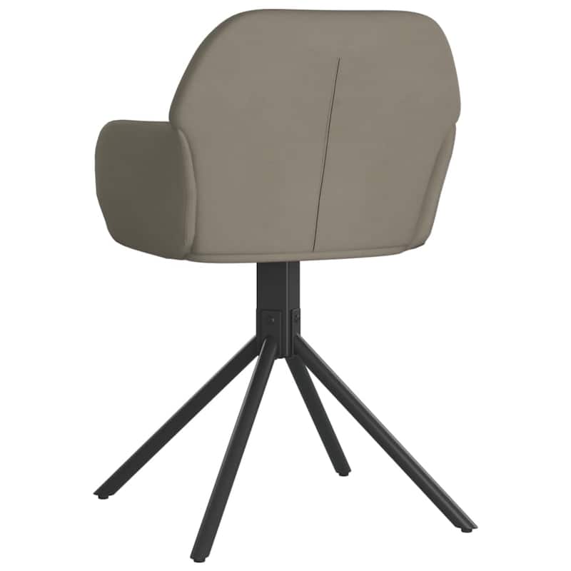 vidaXL Swivel Dining Chairs 2 Pcs Accent Chair for Kitchen Living Room Velvet - 21.3" x 23" x 31.3"
