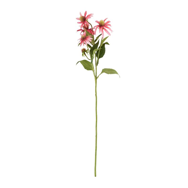 Coneflower Stem Floral Accent (Set of 12) - Pink - 29" - 29" - Pink