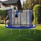 preview thumbnail 7 of 5, Machrus 12 ft Round Trampoline w/Safety Enclosure & Basketball Hoop with Ball & Pump - Outdoor Trampoline for Kids - Adults