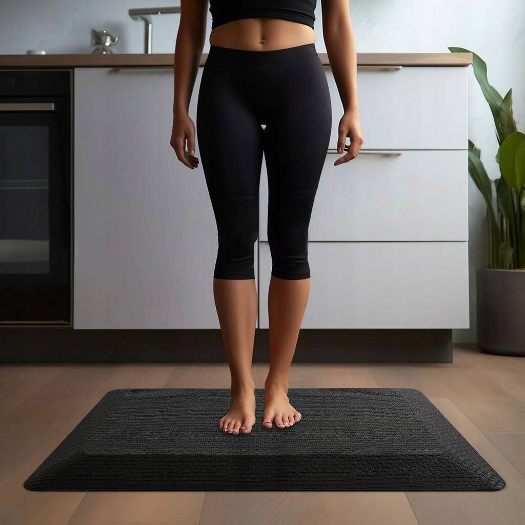 Anti Fatigue Cushioned Mats for Kitchen Bathroom, Comfort Mat for Home Office