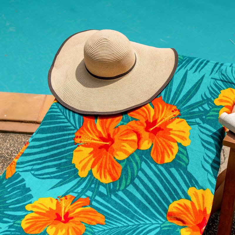 Arkwright Cotton Printed Novelty Beach Towel - 30x60 Inches