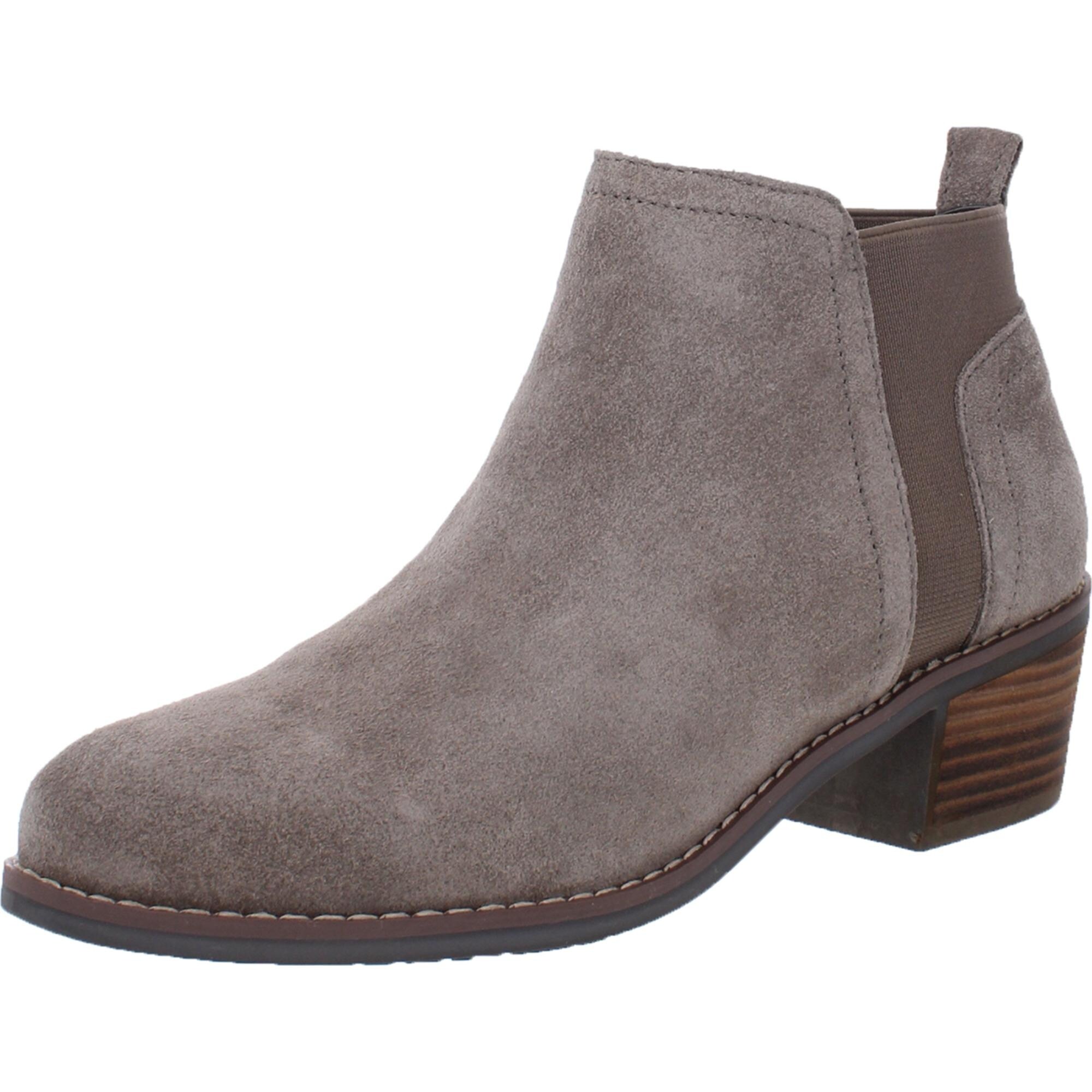 me too suede booties