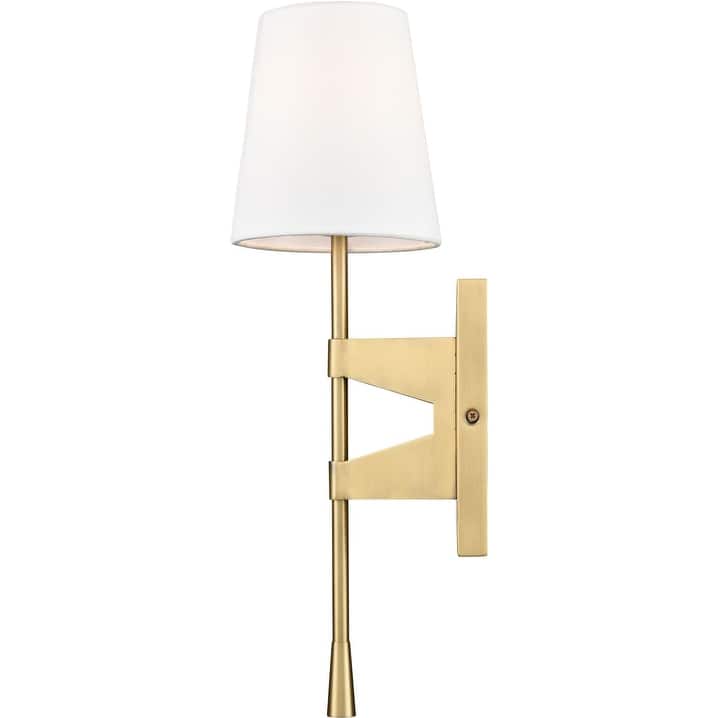 Millennium Lighting 212001 20" Tall Wall Sconce with Linen Shade - ADA