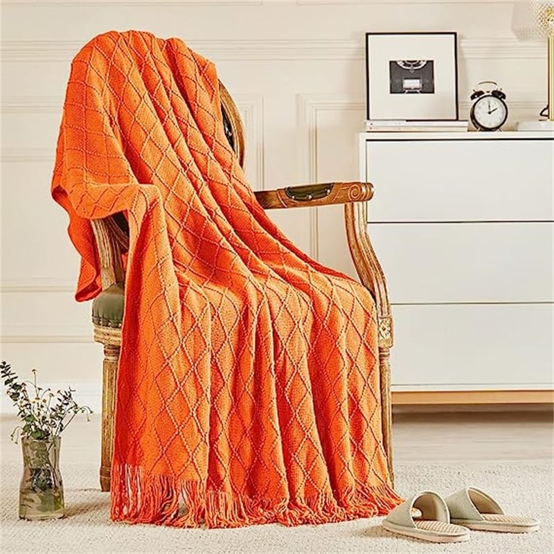 Orange Down Alternative Blankets and Throws | Shop our Best Blankets ...
