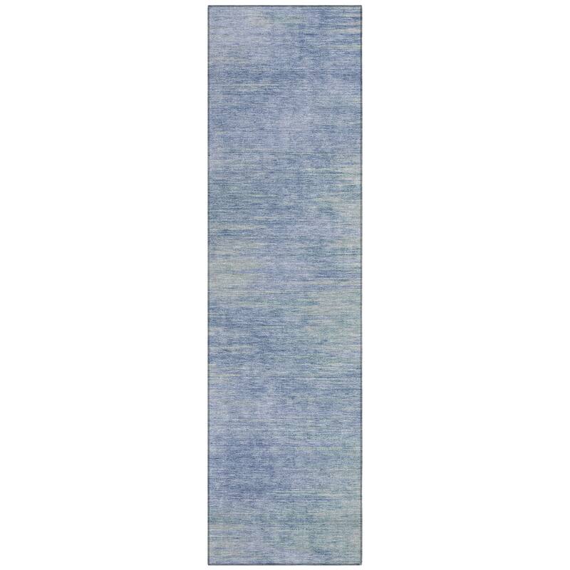 Machine Washable Indoor/ Outdoor Chantille Solid Ombre Rug