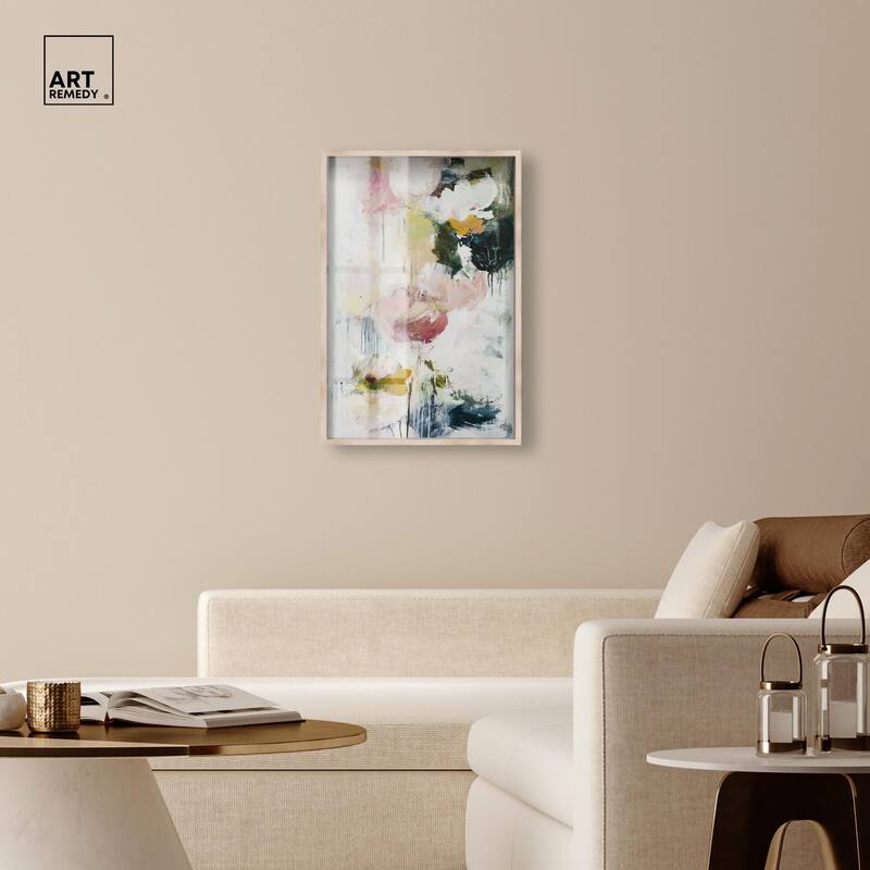 Dripping Colors IV Shadowbox by Art Remedy