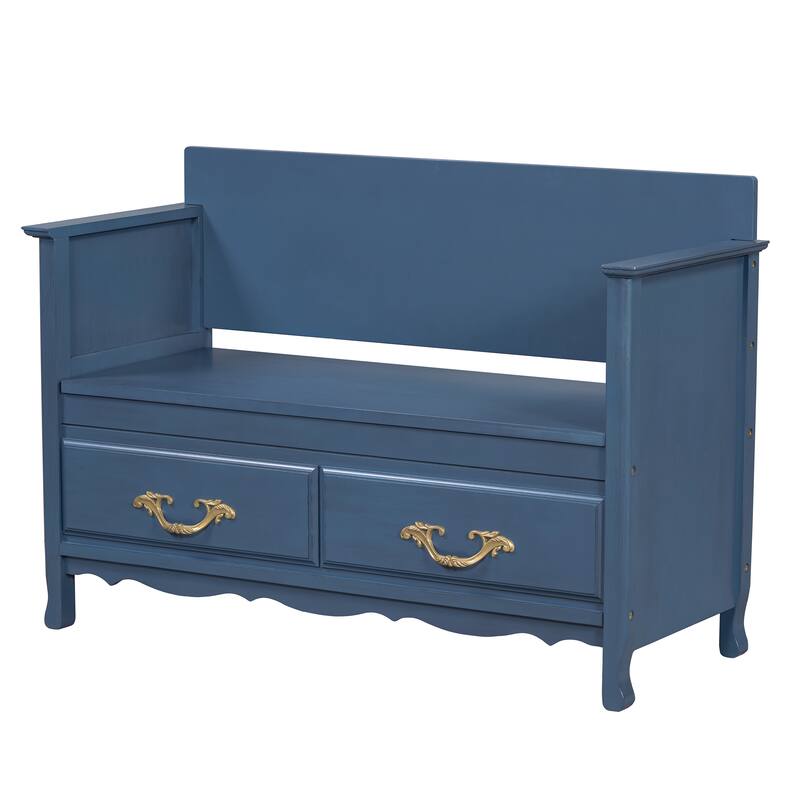 Shoe Bench with Removable Cushion, Entryway Bench with Hidden Storage for Entrance and Living Room