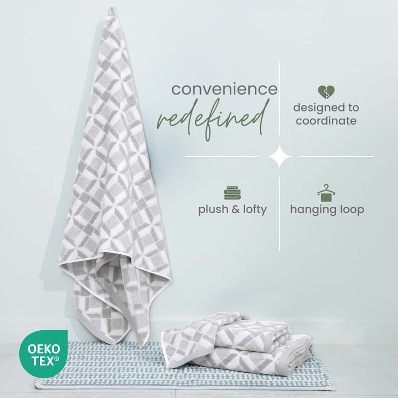 Martex Geo Blue Bath Towel