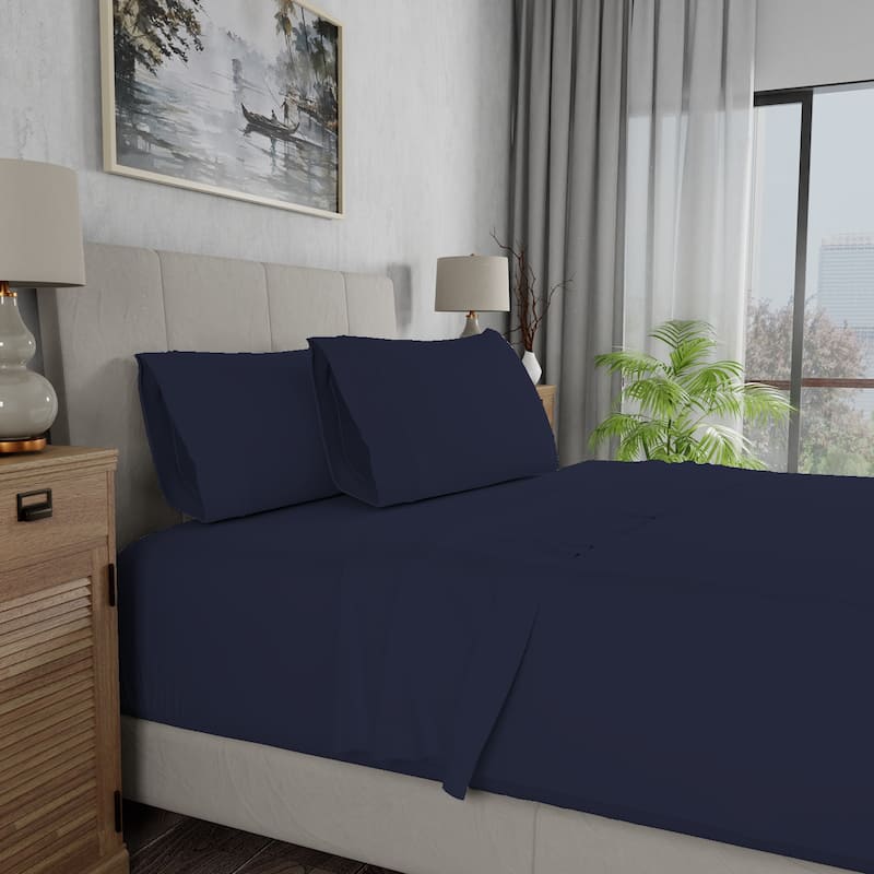 100% Cotton Lightweight & Breathable Percale Weave Flat Sheet