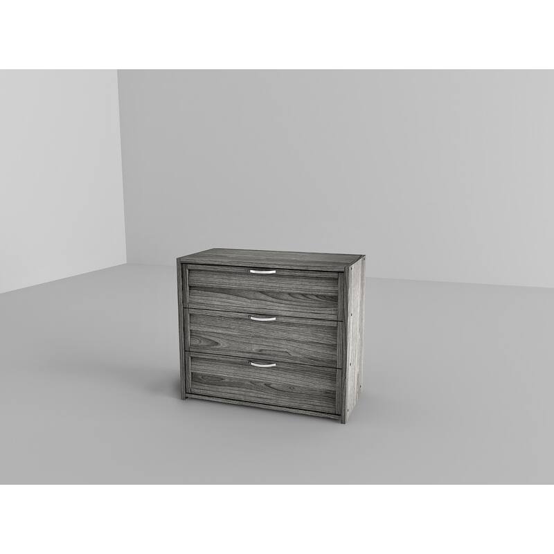 Taylor & Olive Dardanelle Antique Grey 3-drawer Chest