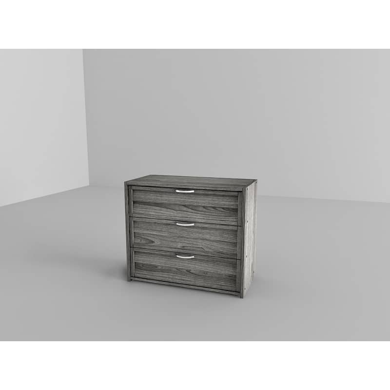 Taylor & Olive Dardanelle Antique Grey 3-drawer Chest