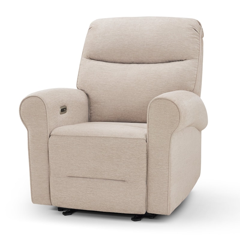 Power Wall Hugger Fabric Recliner Chair