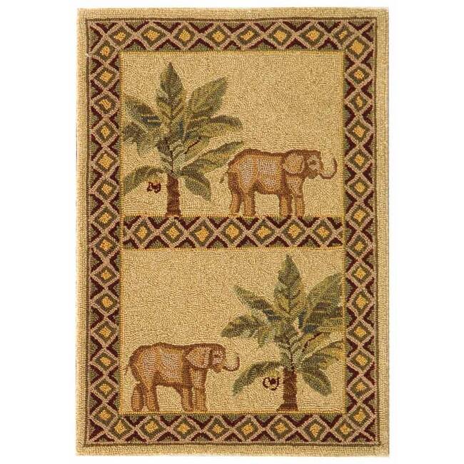SAFAVIEH Handmade Chelsea Brielle French Country Wool Rug