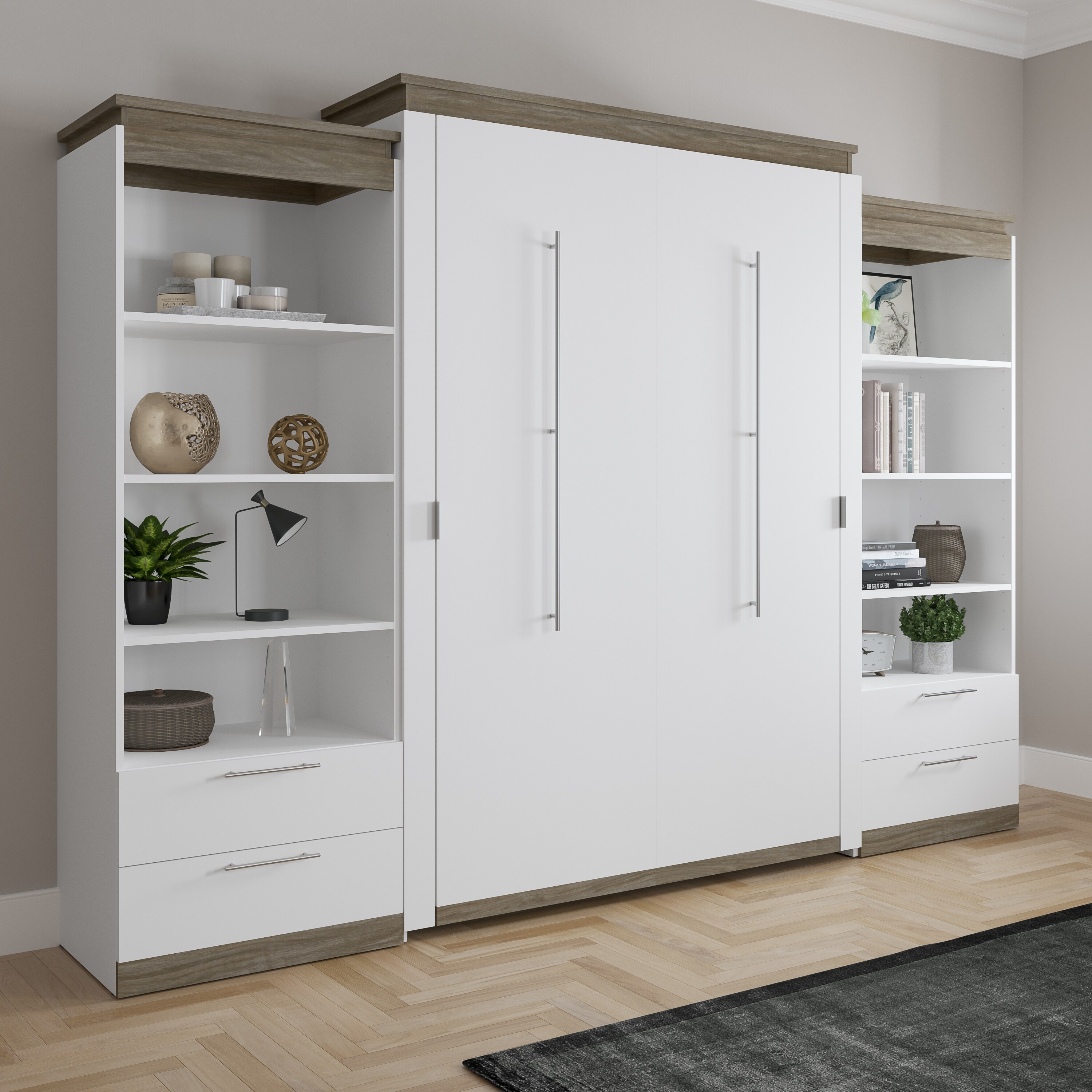 Orion queen store wall bed