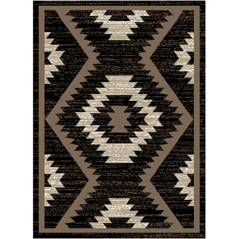 Tacoma Rialto Black Are Rug - 2'3"x3'3"