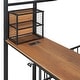 preview thumbnail 15 of 28, Metal Twin Size Kids Bed House Bed with Desk,Shelves,Power Outlets and USB Ports
