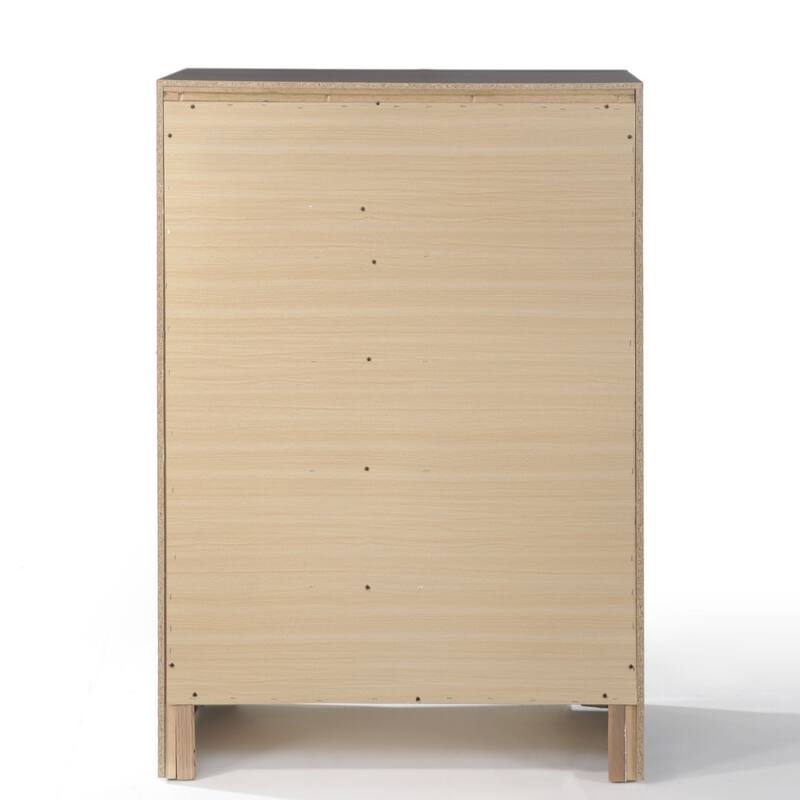 Wood 6 Drawers Chest, Storage Closet with Jewelry Drawer, No Assembly