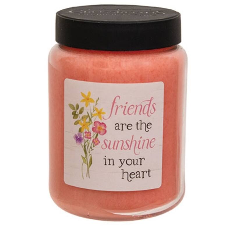 26oz Scented Jar Candle with Dual Wicks and Clean-Burning Paraffin Wax 140 Hour Burn Time - 4”L x 4”W x 5.50"H