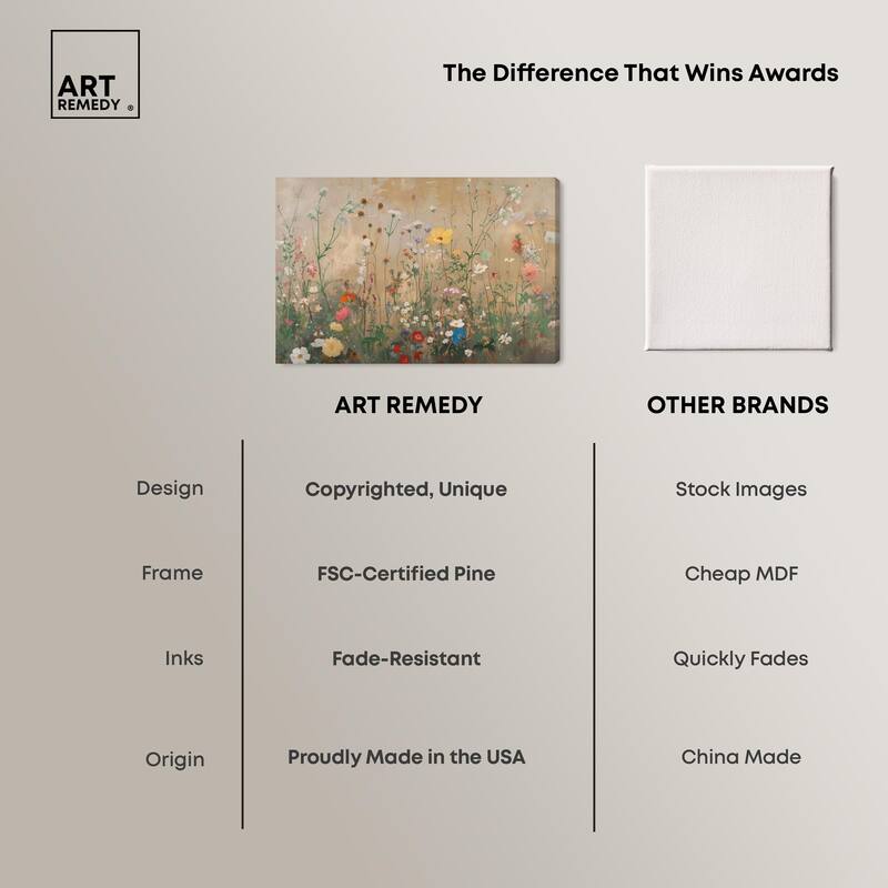 In the Golden Bloom Canvas by Art Remedy, Gallery Wrapped