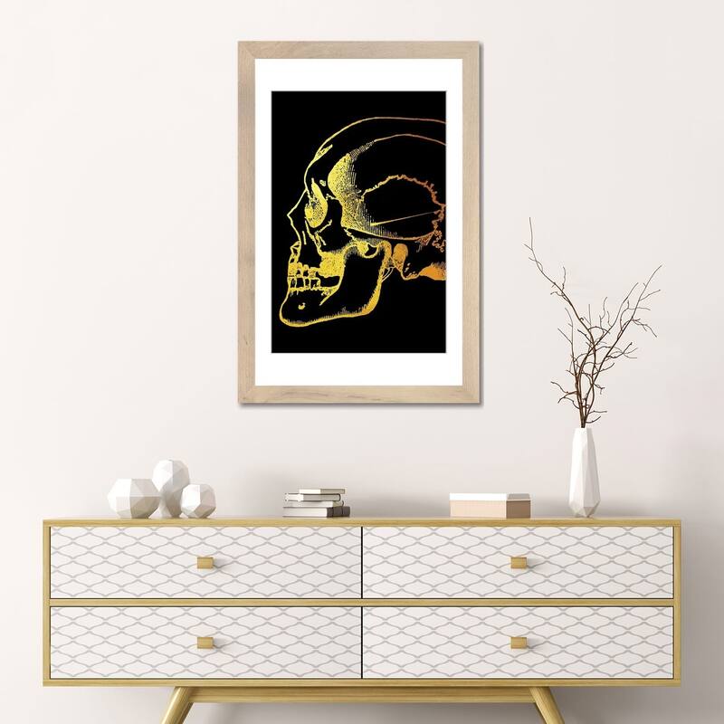 iCanvas "Skull Side" by Gab Fernando