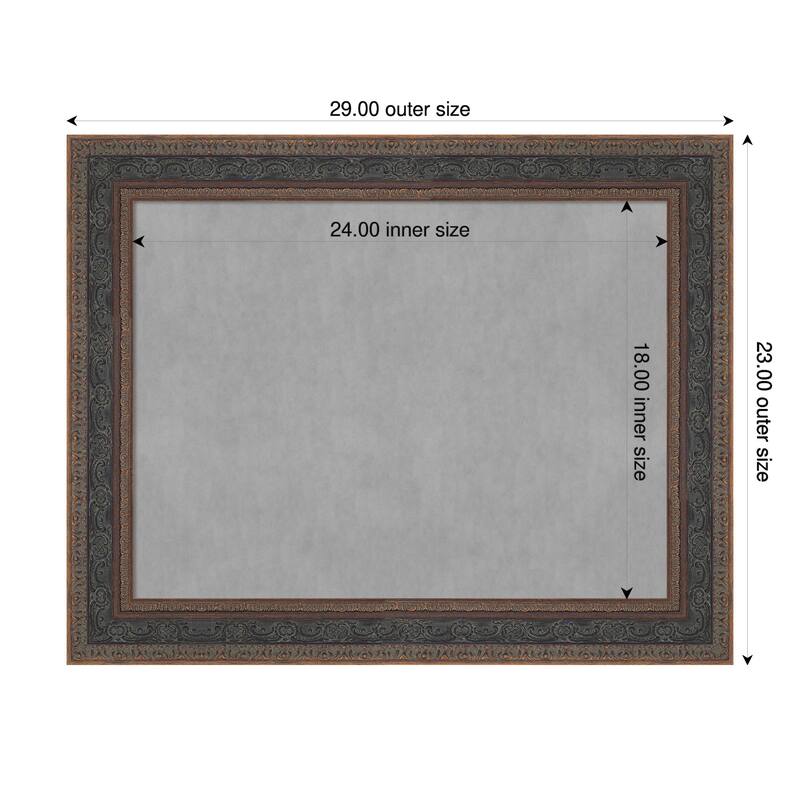 Amanti Art Attic Aged Black Framed - 29 x 23 in - Attic Aged Bronze