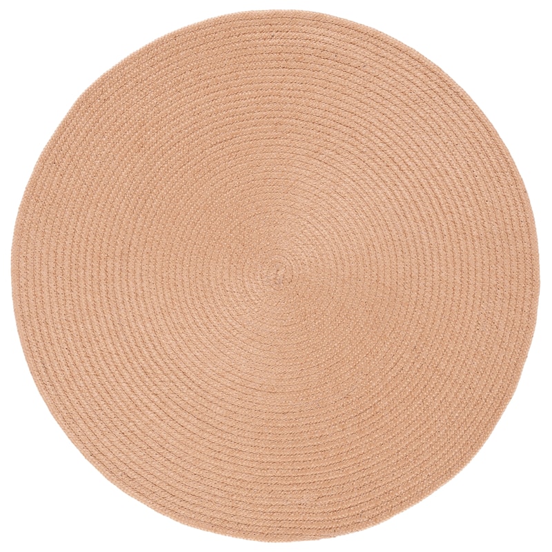 SAFAVIEH Handmade Braided Ingmari Rug - 7' Round - Tan