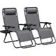 preview thumbnail 5 of 61, Homall Patio Zero Gravity Chair Lawn Lounge Chair with Pillow Set of 2
