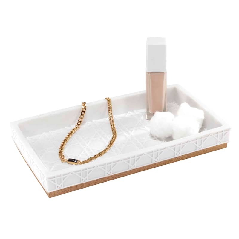 Nicole Miller Lena Tray - White