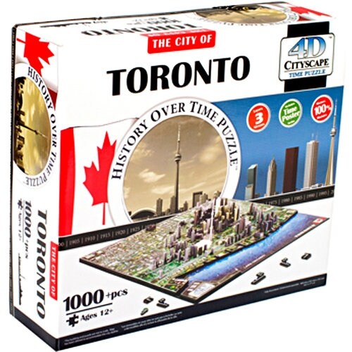 Shop Toronto History Over Time 4d Cityscape 1000 Piece Puzz 3d Puzzles By 4d Overstock 18144254