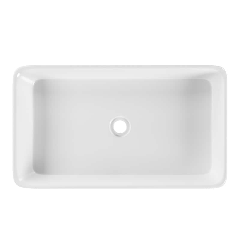 Swiss Madison SM-VS342 Adour 26-5/8" Rectangular Ceramic Vessel