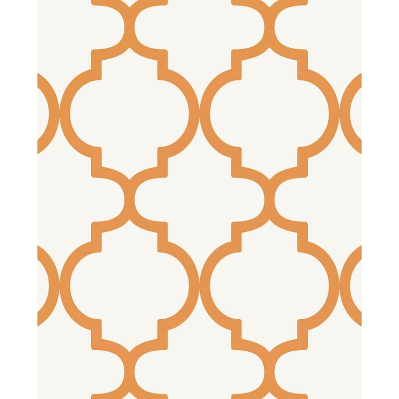 Graham & Brown Trellia Orange Wallpaper