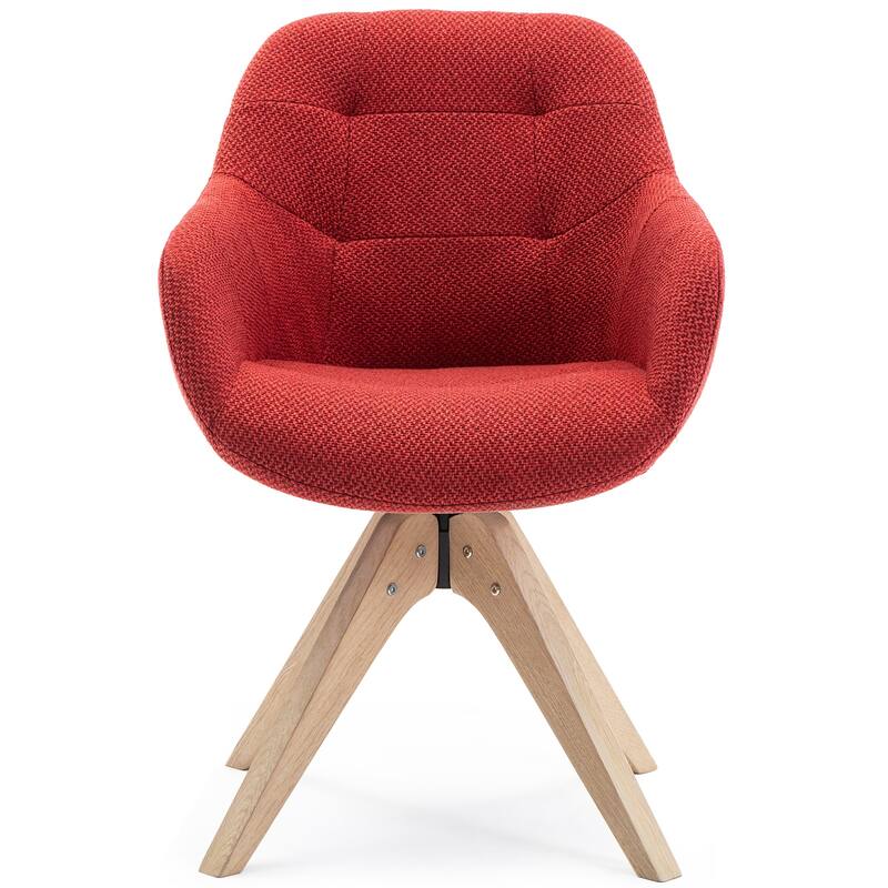 Modern Home Office Swivel Desk Chair Fabric Accent Chair
