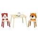 preview thumbnail 4 of 16, 3PCS Kid Wood Toddler Table and Chair Set