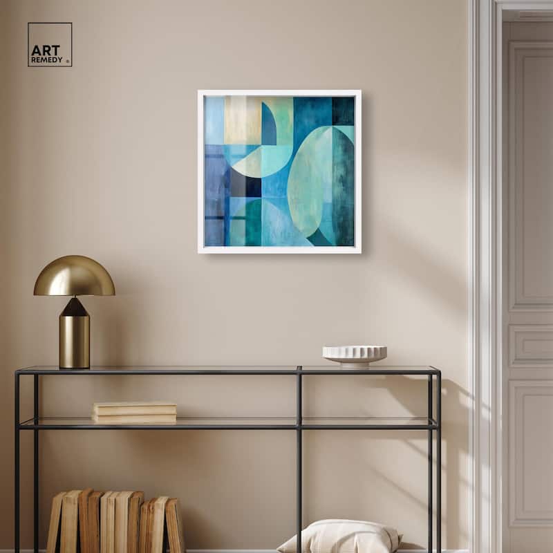 Color Blocks II Shadowbox by Art Remedy