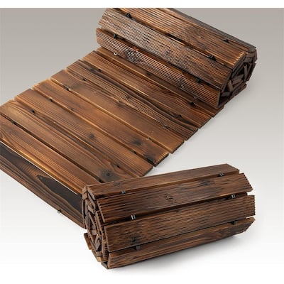 8ft Roll-Out Garden Pathway, Straight Walkway for Outdoor Patio