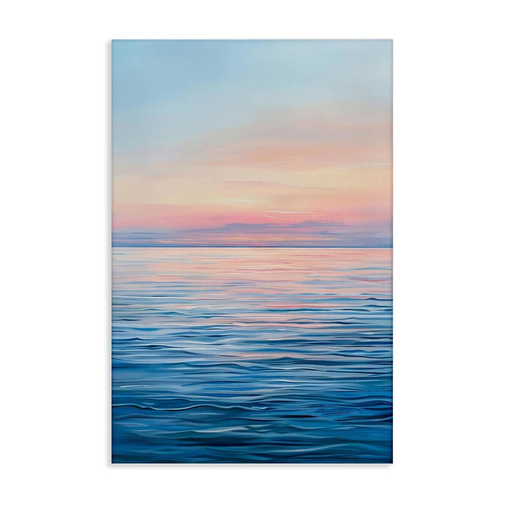 Stupell Sunrise over Ocean Gradient Canvas Wall Art Design By LSR Design Studio