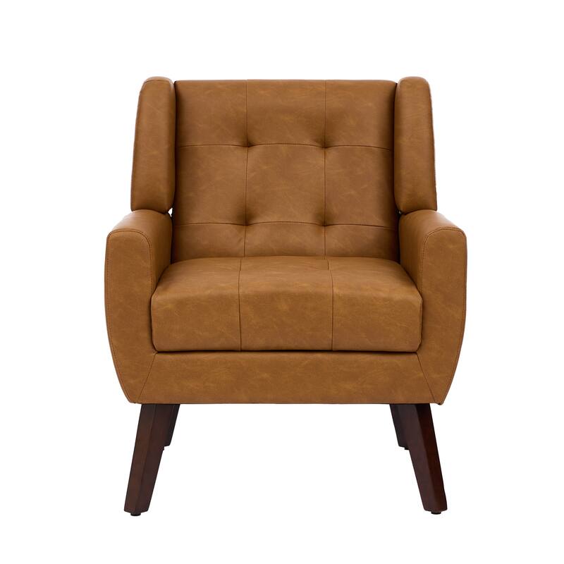 Set of 2 Tufted Upholstered Accent Armchair