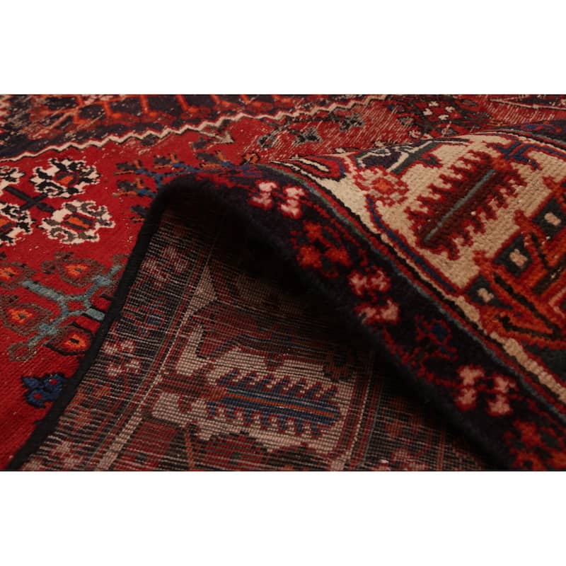 ECARPETGALLERY Hand-knotted Kayseri Vintage Red Wool Rug - 6'11 x 10'4