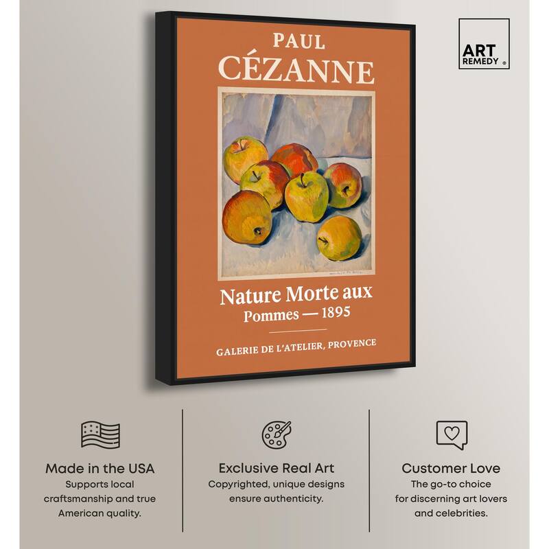 Apples of Cezanne Canvas by Art Remedy