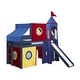preview thumbnail 50 of 117, JACKPOT Prince & Princess Low Loft Twin Bed, Ladder Slide Tent & Tower